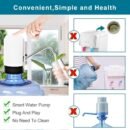 Konquer TimeS KTS Automatic Wireless Water Can Dispenser Pump for 20 Litre Bottle Can, with Low Noise & High Efficiency