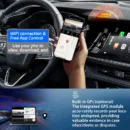 4K Quad-channel Car Dashboard Camera with 360° With Night Vision