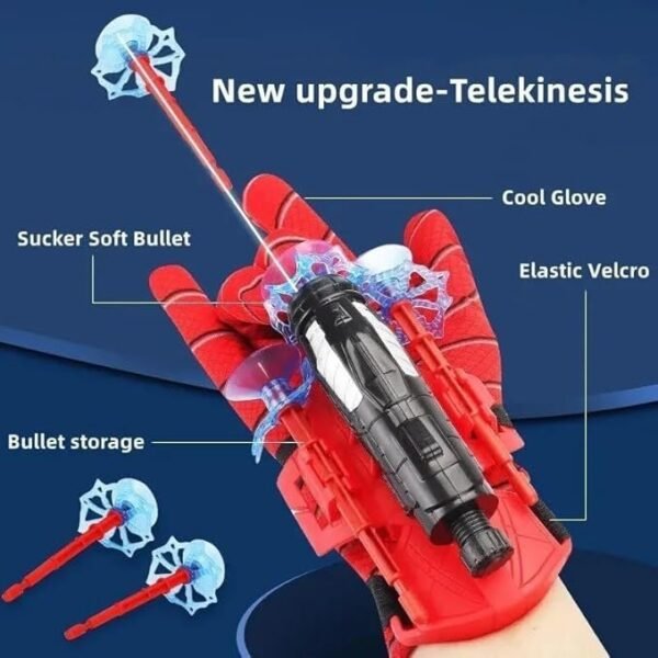 Spider Web Shooters Toy for Kids Fans, Hero Launcher Wrist Toy Set - Image 7